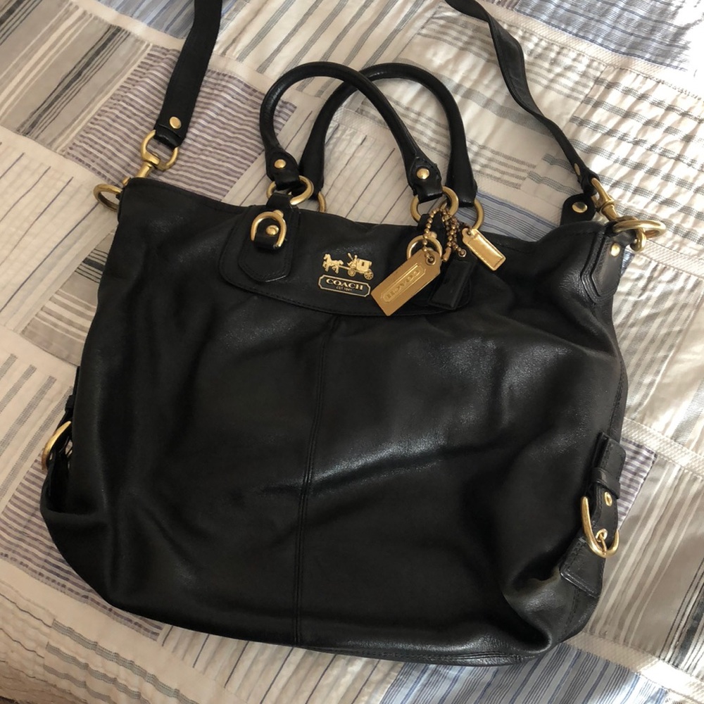 Black Crossbody/over the shoulder Coach Bag